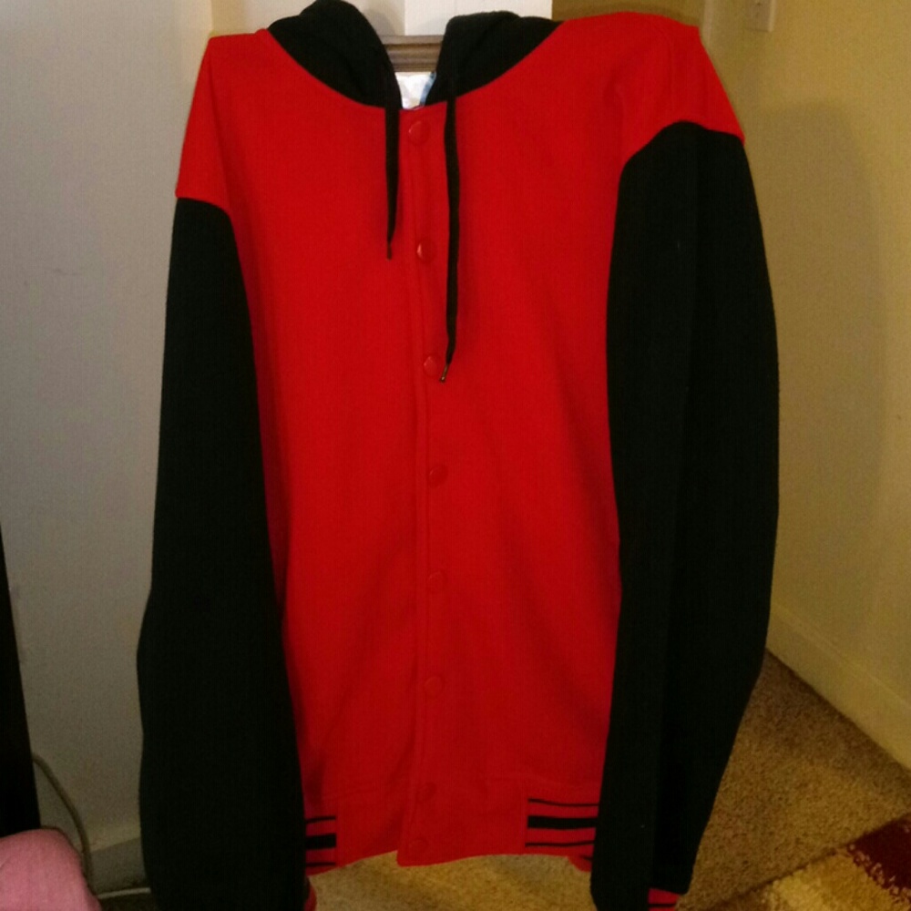 Button up hoodie
